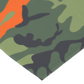 Oranje en groene camouflage, leger, leger korte tafelloper (Hoek)