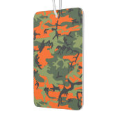 Oranje en groene camouflage, leger, leger luchtverfrisser (Links)