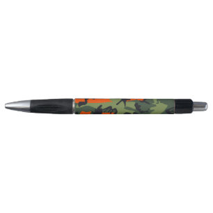 Oranje en groene camouflage, leger, leger pen