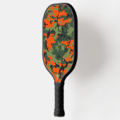 Oranje en groene camouflage, leger, leger pickleball paddle (Links)