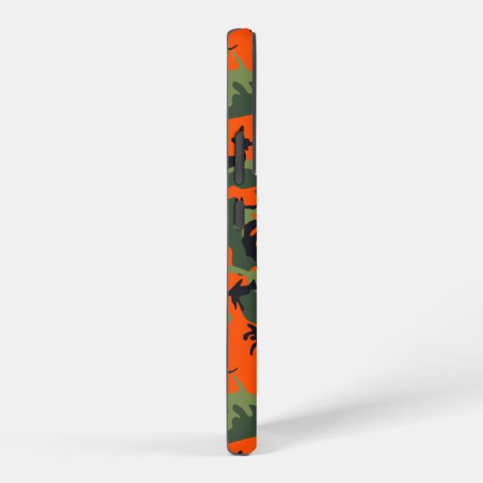 Oranje en groene camouflage, leger, leger samsung galaxy hoesje (Rechterkant)