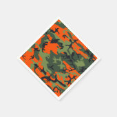 Oranje en groene camouflage, leger, leger servet (Hoek)