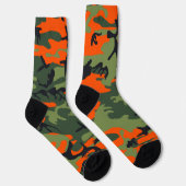 Oranje en groene camouflage, leger, leger sokken (Rechts)