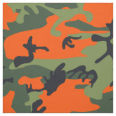 Oranje en groene camouflage, leger, leger stof (Swatch)