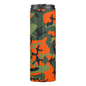 Oranje en groene camouflage, leger, leger thermosbeker (Achterkant)