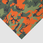 Oranje en groene camouflage, leger, leger tissuepapier (Detail)