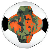 Oranje en groene camouflage, leger, leger voetbal (Gedraaid)