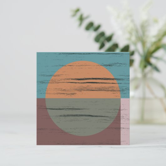 Oranje en groene cirkel (Staand voorkant)