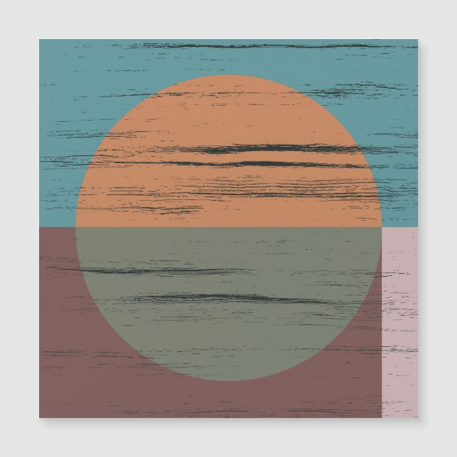 Oranje en groene cirkel (Voorkant)