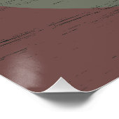 Oranje en groene cirkel perfect poster (Hoek)