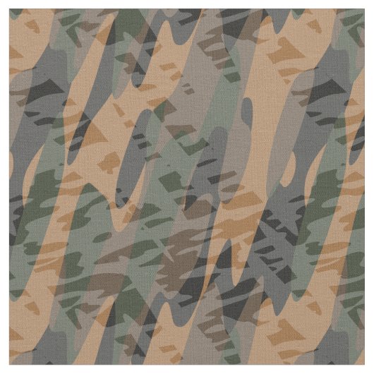 oranje en groene getextureerde camouflage stof (Close Up)