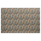 oranje en groene getextureerde camouflage stof (Fat Quarter)