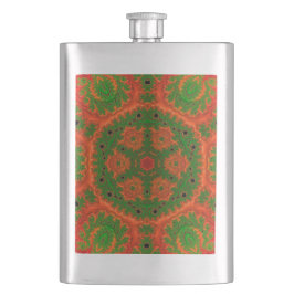 Oranje en groene kaleidoscoop Klassieke fles Flacon