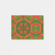 Oranje en groene Kaleidoscoop