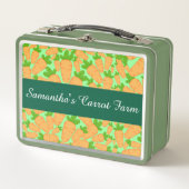 Oranje en groene wortelen (Voorkant)