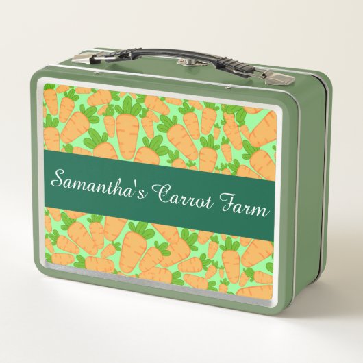 Oranje en groene wortelen (Achterkant)