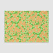 Oranje en groene wortelen tissuepapier (Voorkant)