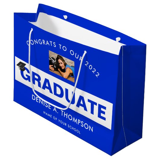 Oranje en groot cadeauzakje (Voorkant Gekanteld)