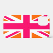 Oranje en hot-roze aansluiting Case-Mate iPhone case (Achterkant (horizontaal))