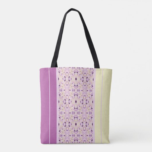 Oranje en Lemon Paint Splash Tote Bag (Achterkant)