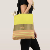Oranje en Lemon Sherbet Tote Bag (Dichtbij)