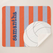 Oranje en nazeemacht sherpa deken (Voorkant (horizontaal))