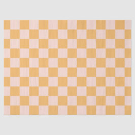 Oranje en ongebleekte zijdeklaag tissuepapier