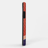 Oranje en paars beton IPhone Case (Achterkant/rechts)