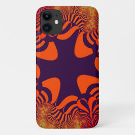 Oranje en Paars kruis Case-Mate iPhone Case
