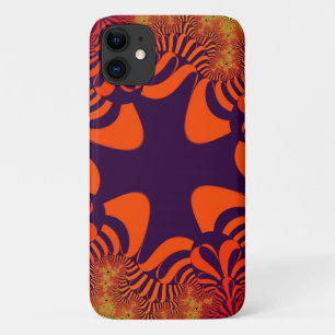 Oranje en Paars kruis Case-Mate iPhone Case