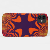 Oranje en Paars kruis Case-Mate iPhone Case (Achterkant (horizontaal))