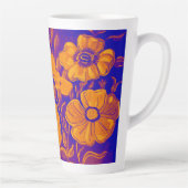 Oranje en Paarse beker Latte Mok (Rechts)