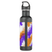 Oranje en Paarse BrightStor Waterfles (Achterkant)