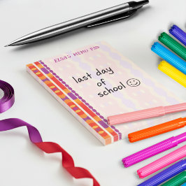 Oranje En Paarse Geometrische Zijbalk Post-it® Notes