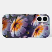Oranje en Paarse kosmos Abstract Case-Mate iPhone Case (Achterkant (horizontaal))