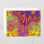 Oranje en Paarse Mod Briefkaart (Voorkant / Achterkant)