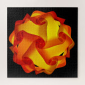 Oranje en rode brandlamp legpuzzel (Horizontaal)