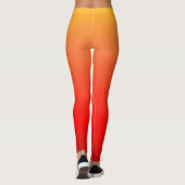 Oranje en rode Leggings (Achterkant)