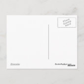 Oranje en rode Pop Briefkaart (Achterkant)