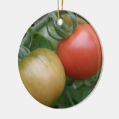 Oranje en rode tomaten keramisch ornament (Links)