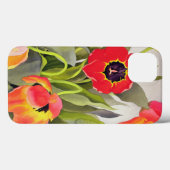 Oranje en rode tulpen Case-Mate iPhone case (Achterkant (horizontaal))