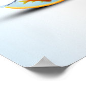 Oranje en rode vis poster (Hoek)