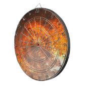 Oranje en rood Junk Yard  Truck Dartbord (Voorkant Rechts)