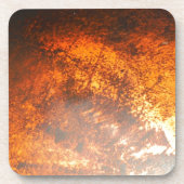 Oranje en rood Junk Yard  Truck Drankjes Onderzetter (Voorkant)