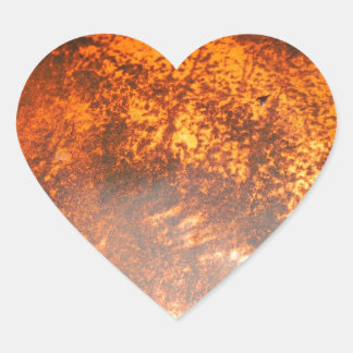 Oranje en rood Junk Yard  Truck Hart Sticker