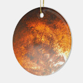 Oranje en rood Junk Yard  Truck Keramisch Ornament (Links)