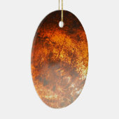 Oranje en rood Junk Yard  Truck Keramisch Ornament (Rechts)