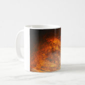 Oranje en rood Junk Yard Truck Koffiemok (Voorkant links)