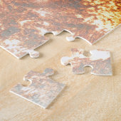 Oranje en rood Junk Yard  Truck Legpuzzel (Zijkant)