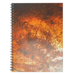 Oranje en rood Junk Yard  Truck Notitieboek